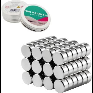 Super sterke magneten - 6 x 3 mm (50-stuks) - Rond - Neodymium - Koelkast magneten - Whiteboard magneten - Klein - Ronde - 6x3mm