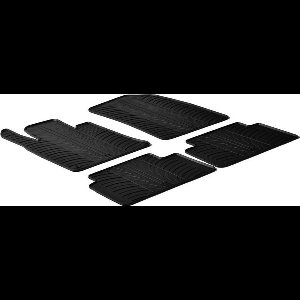 Gledring Rubbermatten passend voor Peugeot 508 2011-2018 (T profiel 4-delig + montageclips)