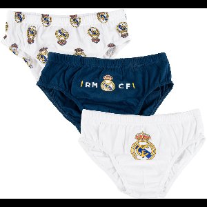 Jongens Ondergoedset Single Jersey 3 Stuks Real Madrid