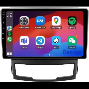 CarPlay autoradio geschikt voor SsangYong Korando | 2011 t/m 2014 | Android 13 | Draadloos Apple CarPlay & Android Auto | 2GB + 32GB | QuadCore processor | Denago DNG-A253 | 2025 model | 2011 2012 2013 2014 | Bluetooth & Wifi