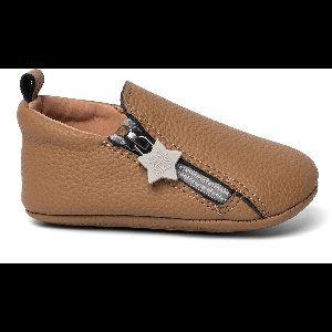 BabySteps NOX Eerste Loopschoentjes Clay Brown – Leer – Licht & Flexibel – Antislip Zool – Voor Binnen & Buiten – Ritssluiting – Bruin – Maat 22