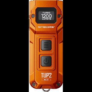 Nitecore TUP2 Sleutelhangerlamp oplaadbaar oranje