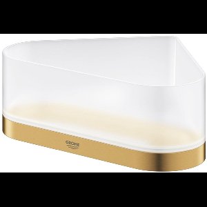 GROHE Selection hoek douchetray met houder - cool sunrise geborsteld (mat goud) - 41038GN0