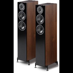 Wharfedale Diamond 12.4 Vloerstaande Speakers - Hifi Stereo Set - Passieve Speakers - 2,5-Weg Luidsprekers - Walnoot