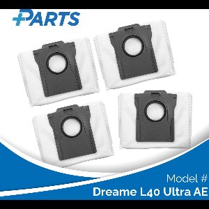 Dreame L40 Ultra AE Stofzakken (4 Stuks, Plus.Parts® alternatief voor RDB8)