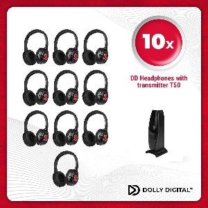 Silent Disco. Draadloze Oplaadbare Koptelefoons voor groepen | Origineel Dolly Digital® | Complete Set | Silent Disco