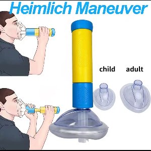 Heimlich Manoeuvre Anti-verstikking reddingsapparaat Anti-verstikking gezichtsmasker Emergency Home Rescue EHBO-kit voor volwassenen en kinderen