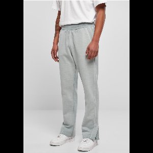Urban Classics - Heavy Terry Garment Dye Slit Heren joggingbroek - XXL - Blauw