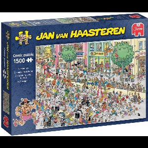 Jan van Haasteren - Een naaldhak te hoog - 1500 stukjes puzzel - Legpuzzel volwassenen