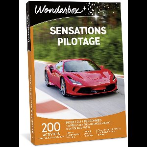 Wonderbox Coffret cadeau - Sensations pilotage