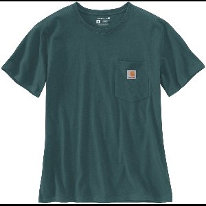 Carhartt Damen Workw Pocket S/S T-Shirt 103067 Greenstone-L
