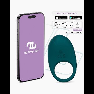 IY - Ringo - Vibrerende Cockring - App-bediening - Groen