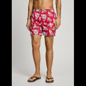 Pepe Jeans Hibiscus rood zwempak