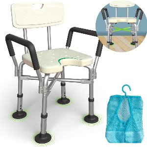 DailySupplies® Douchestoel voor Senioren - Douchekruk - Extra Stevig