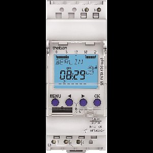 Theben 1700130 SELEKTA 170 top3 1-kanaals astro-timer met app-programmering, timer, astro schakelklok, schakelklok met astrofunctie