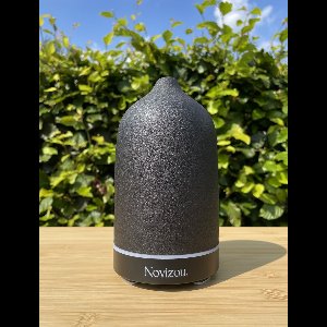 Novizou - Keramische Diffuser - Zwart - Aromatherapie & Luchtzuivering