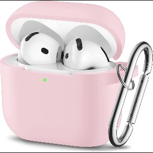 YONO Hoesje geschikt voor Airpods 4 - Case - Siliconen - Roze