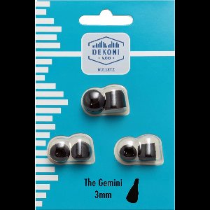 Dekoni Audio Bulletz Gemini Series Sample Pack (S,M,L) / 3 Pack