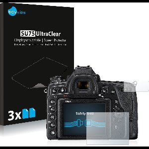 Savvies - Screenprotector voor Nikon D780 - Folie Beschermfolie transparant 6 Stuks