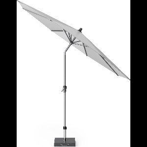Platinum Sun & Shade - Middenstokparasol - Riva - Ø300cm - Lichtgrijs - Kantelbaar - Easy-up draaisysteem - 96% UV protectie