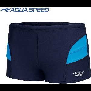 Aqua Speed Andy - Jongens Zwemboxer/ Zwembroek - Marineblauw/Blauw 128