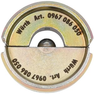 Wurth - Persinzetstukken m halve schalen voor doornpersing - Persinzetstuk met halve schalen voor doornpersing x 1 st