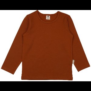 Walkiddy® Kinder Shirt – Jongens & Meisjes – Terracotta serie – Maat 128 – GOTS-gecertificeerd Biologisch Katoen