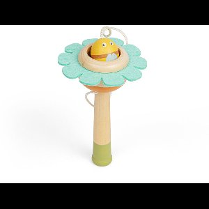 BigJigs educatief speelgoed Flower Ball and Cup kleurrijk karton.