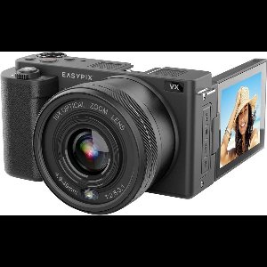 Easypix VX6430 Digitale camera 64 Mpix Zoom optisch: 10 x Zwart 4K video
