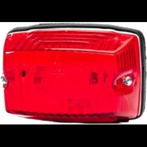 zijmarkeringslamp universeel rood 12/24 volt - contourlamp - zijlamp - breedtelamp
