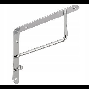 Sterke Planksteun 250x195 mm Chroom - Robuuste Wandmontage