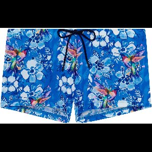 HOM heren zwemboxer colibris blauw