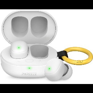 Phreeze Buds Mini Oortjes Draadloos - Bluetooth 5.4 Oordopjes - Wit