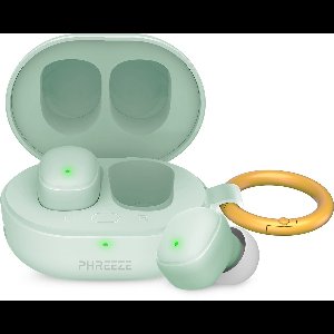 Phreeze Mini EarBuds - Draadloze Oordopjes - Groen - Geschikt voor Apple & Samsung - Oortjes Draadloos met Bluetooth 5.4