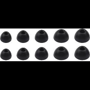 Ibley Oortips voor Beats Powerbeats Pro 2 zwart - Siliconen Earbuds - 5 Maten - 5 Paar