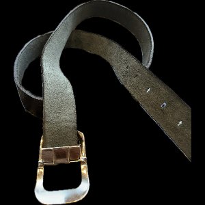 Riem voor mannen - zwart - Echt_leer (110 cm)