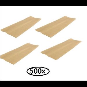 500x Snack vellen 273x381mm kraft