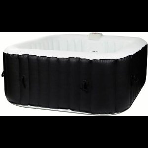 SUN SPA Vierkante opblaasbare opblaasbare spa - 6 personen - 1, 85 x H 0, 65 m