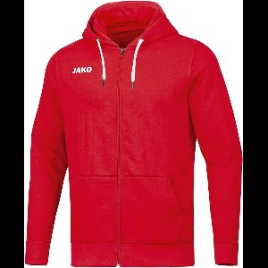 Jako Base Jas Met Capuchon Dames Rood Maat 34