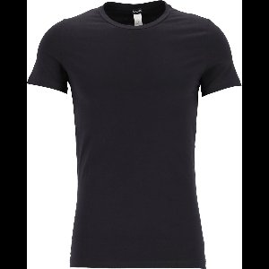 HOM - Supreme Cotton T-Shirt (1-pack) - Crew/O neck - Zwart - mannen - Maat L