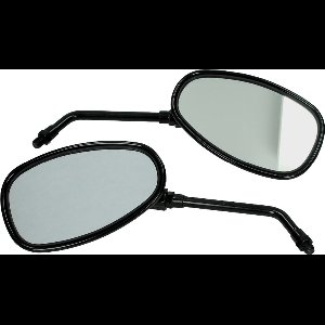 Spiegelset zwart Mezoly voor Grande Retro scooters
