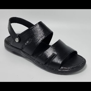 Millat - Sandalen Heren - Lichtgewicht Heren Sandalen - Cadeau voor Hem - Zacht Voetbed - Makkelijke Instap - Zwart - Maat 41