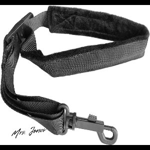 Mrs. Jones Morneve Saxofoon Nekband Zachte Gewatteerde Saxofoon Riem voor Alt Tenor Saxofoon Bariton Sopraan Klarinet Hoorn Muziek Dikke Swivel Schapenvacht Suede Villus Snap Hook Mannen Vrouwen Kids - Comfortabel Duurzaam .