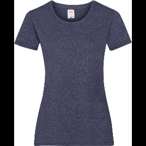 Fruit Of The Loom Dames / Vrouwen Damens-Fit Valueweight T-shirt met korte mouwen (Vintage Heather)