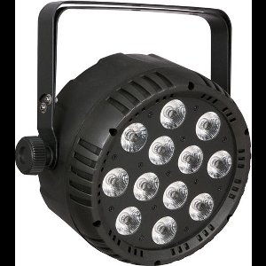 LED par Showtec Club Par 12/6 RGBWAUV 12 x 10 W zwart