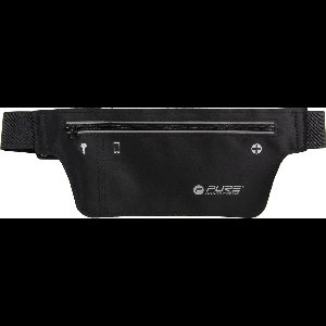 Pure2Improve - Sport heupband - hardloop heupband - hardlopen - hardloop riem - zwart - running belt