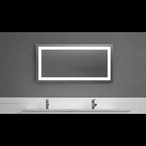 Bally Queen Badkamerspiegel Met Geintegreerde LED Verlichting Anti Condens Touchscreen Schakelaar 60x80cm