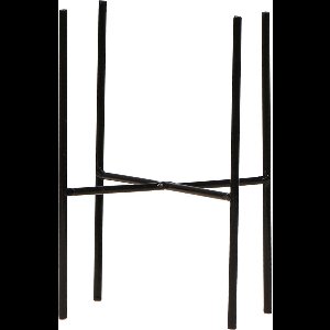 Kolibri Home | Plantenstandaard - Zwart metalen planten verhoging Ø12cm