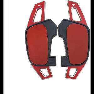 Red Aluminium Flippers Schakel Paddles Stuurwiel Stuur Geschikt Voor Vw Tiguan R line Dsg vanaf 2016