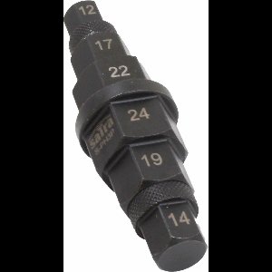 Voorwiel as dop - 12 tot 24 mm - As inbus zeskantdop voor motorfietsen - SATRA